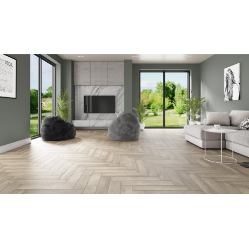 Кварц виниловый ламинат Alpine Floor Parquet Light Дуб натуральный отбеленный ECO 13-5