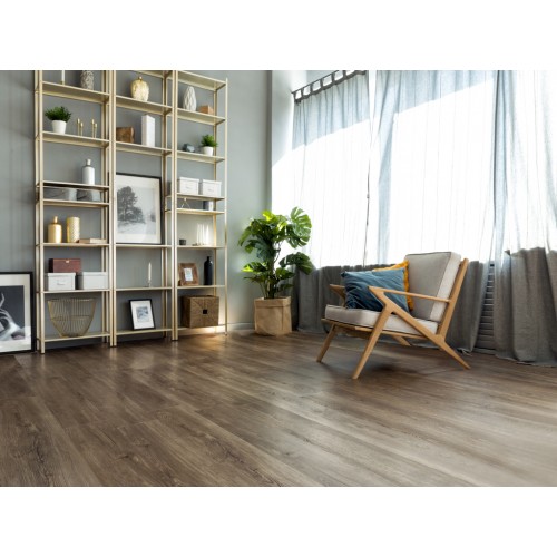 Кварцвиниловая плитка Alpine Floor ECO6-12 Секвойя Тёмная